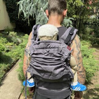 Basic csatos Hordozó Sztenderd 45 cm Szürke