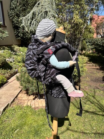 Csatos hordozó max. 50cm Toddler Lolly Woven Zebra Antracite - Image 3